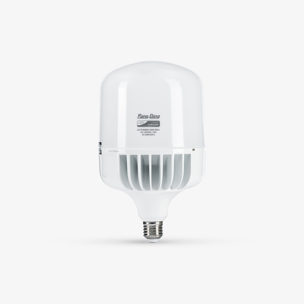 Bóng đèn LED BULB Trụ Nhôm đúc 60W Rạng Đông Model: LED TR140ND 60W