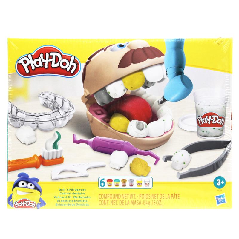 Bộ Đồ Chơi Bột Nặn Nha Khoa Dễ Thương - Playdoh F1259 (18 Chi Tiết)