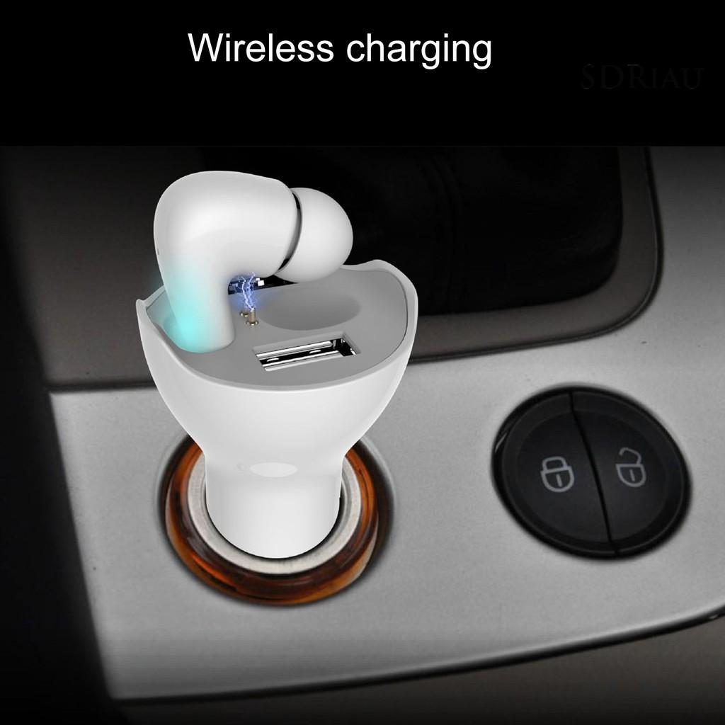 Bộ Sạc Xe Hơi Không Dây Bluetooth Cổng Usb Kép