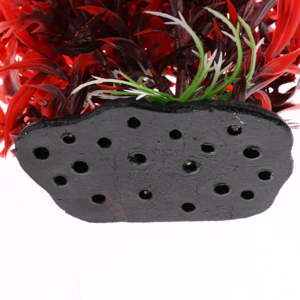 Large Aquarium Landscape Ornament Plastic 18-inch Tall Tree Fish Tank Decoration