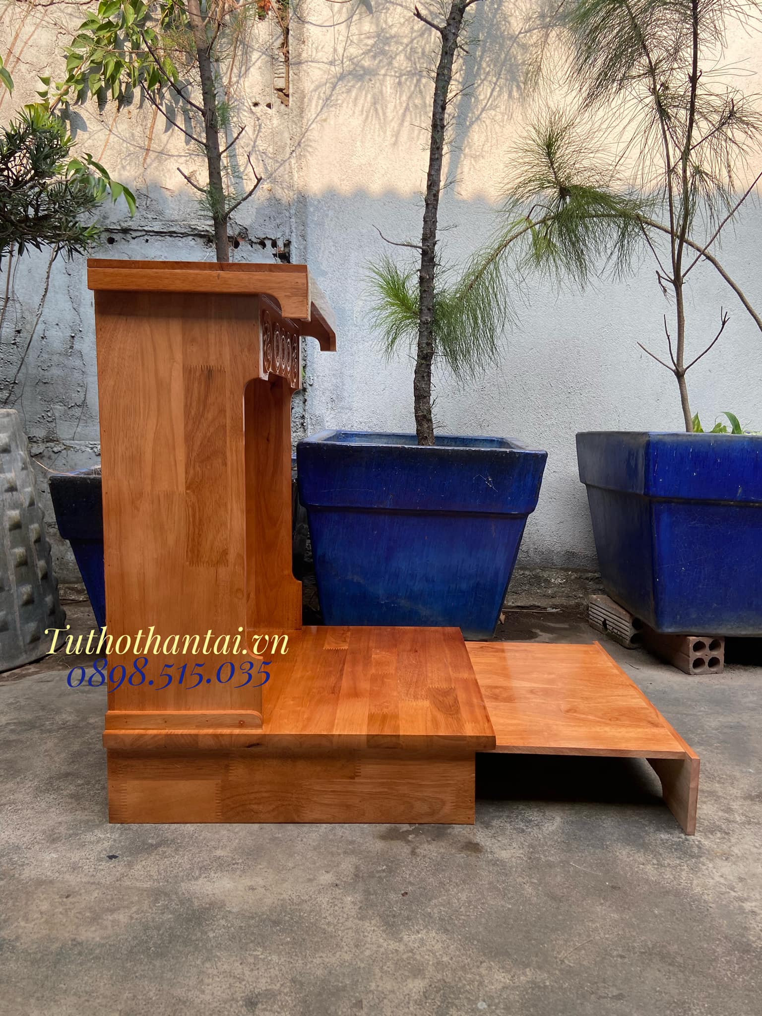 Bàn thờ thần tài ông địa mẫu hiện đại 48 X 68CM