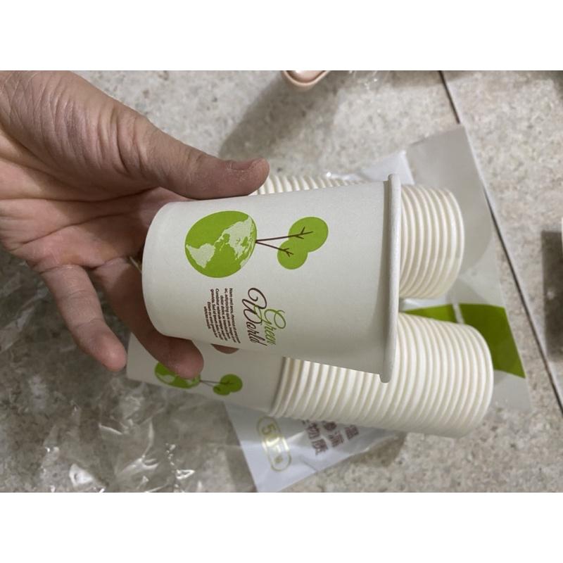 Cốc giấy dùng 1 lần túi 50 cái tiện dụng, thân thiện với môi trường