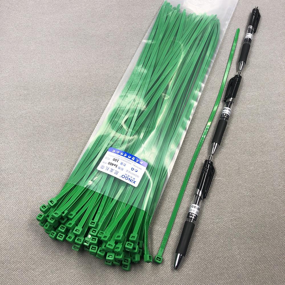 Dây thít nhựa lạt rút nhựa bó 100 cái 25cm dây thít chịu lực loại màu sắc