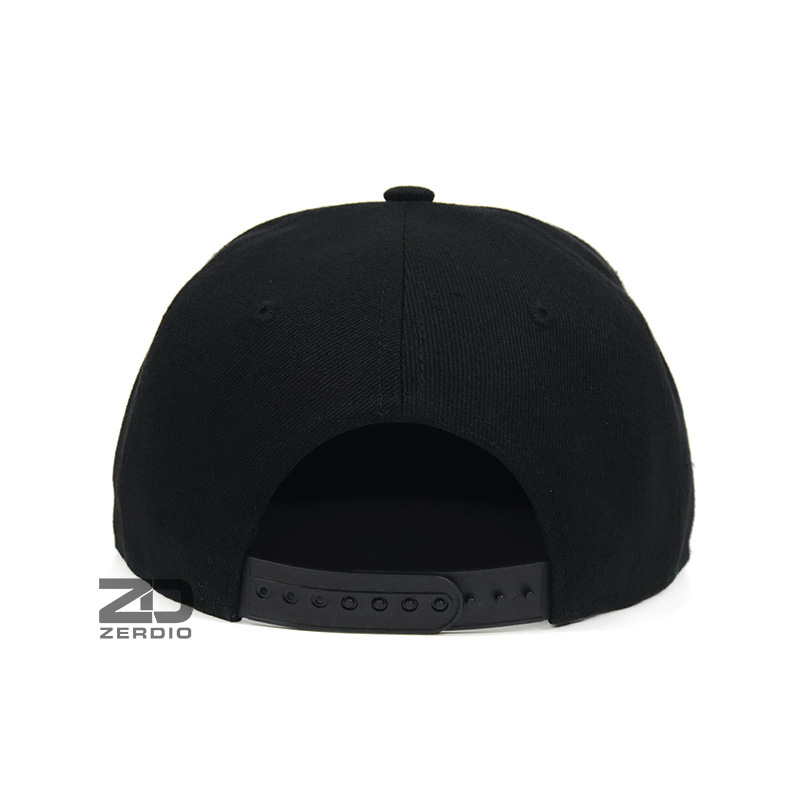 Mũ lưỡi trai hiphop, mũ snapback nam nữ cá tính SN91 màu đen