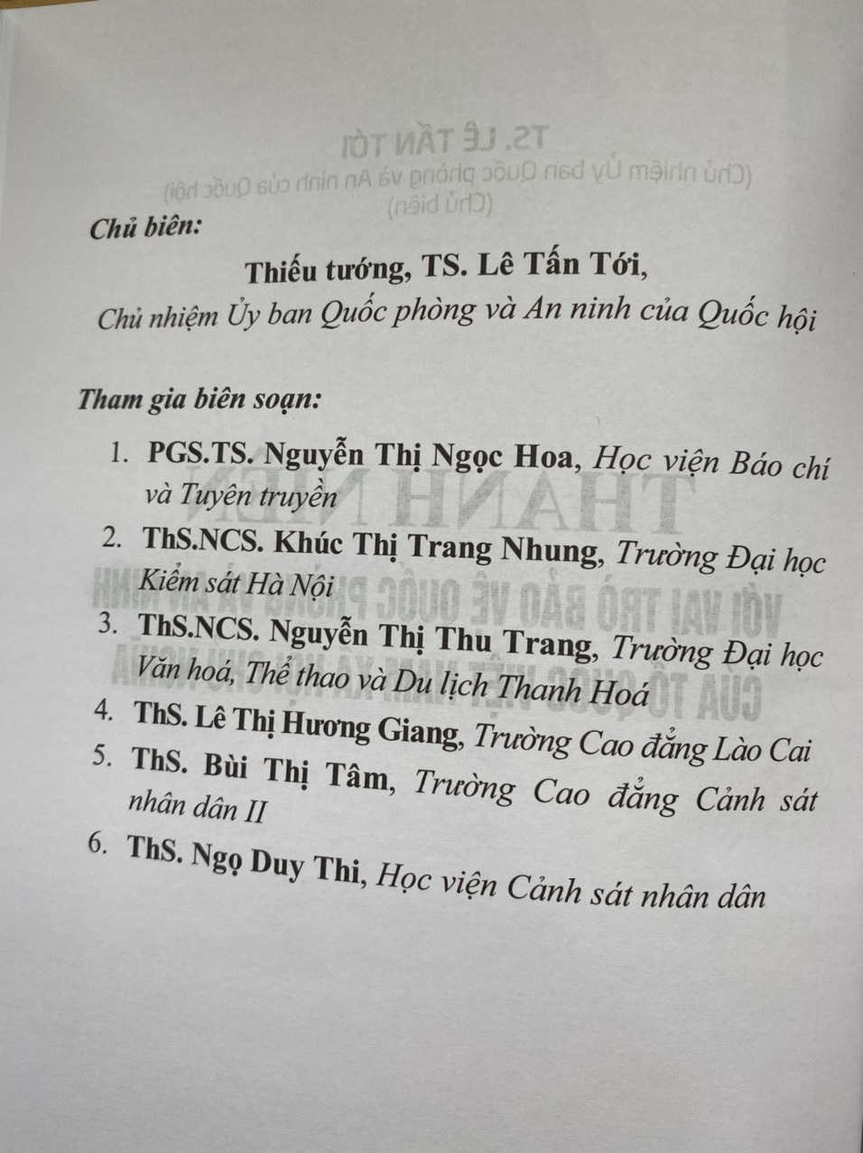 Thanh Niên Với Vai Trò Bảo Vệ Quốc Phòng và An Ninh Của Tổ Quốc Việt Nam Xã Hội Chủ Nghĩa