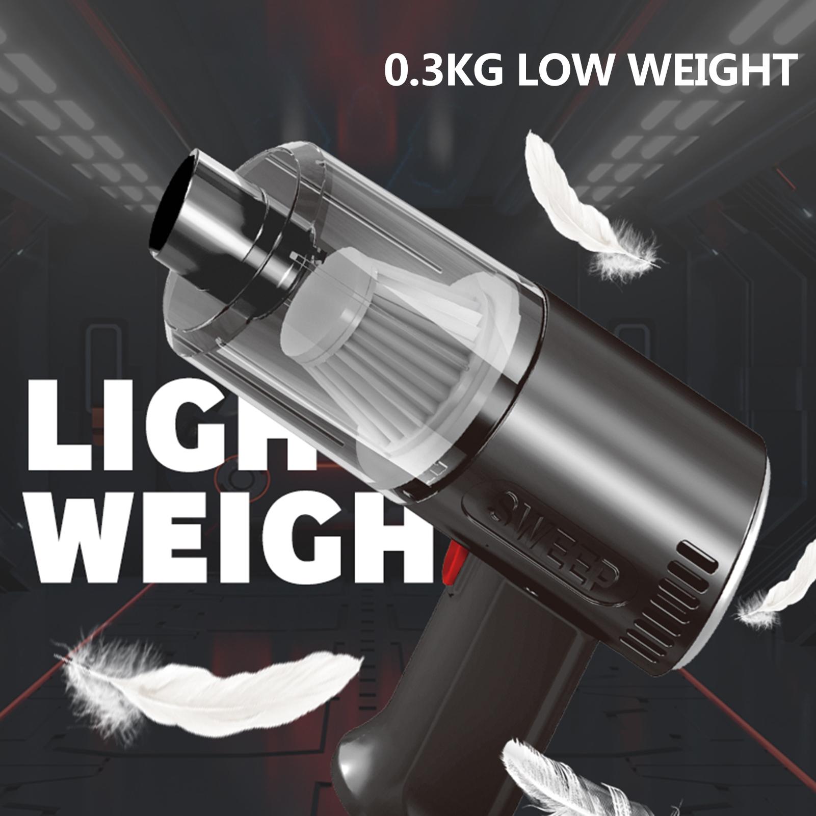 Wireless Handheld Car Vacuum Cleaner Powerful Suction Tiny Car Vacuum Cleaner for Office Car Home