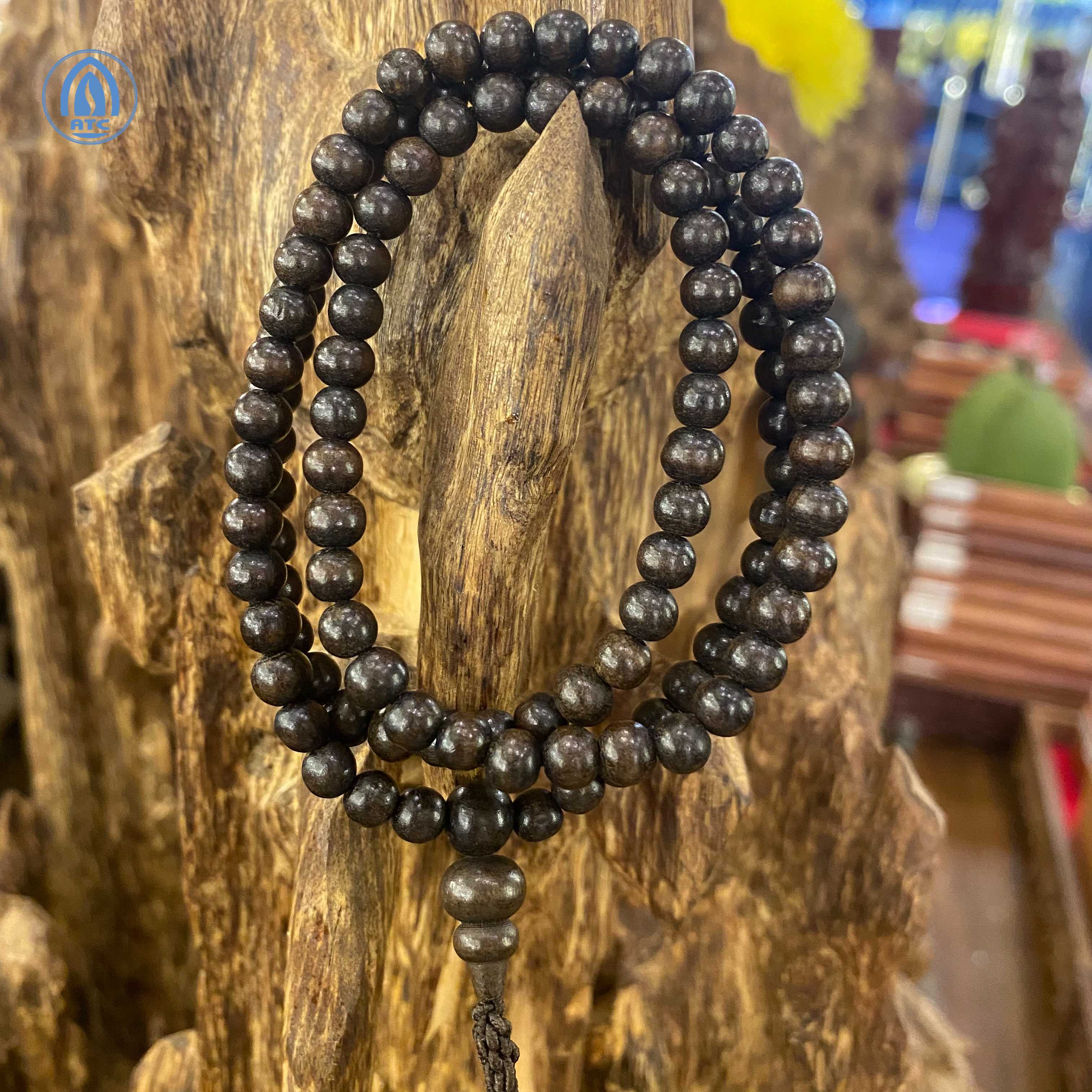 Chuỗi Trầm Hương May Mắn ATC 77049 108 Hạt 06mm