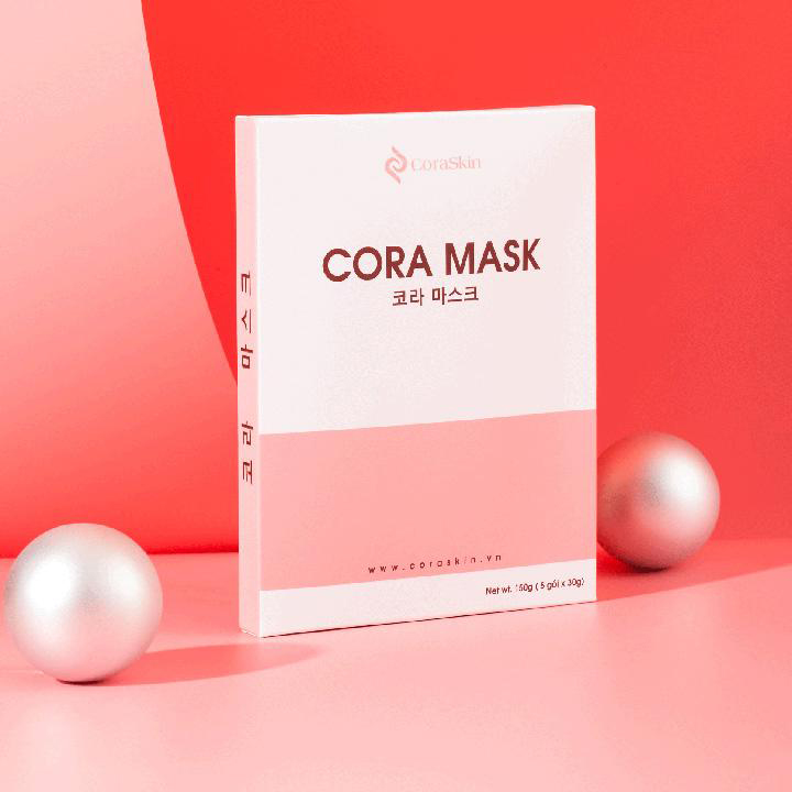 MẶT NẠ MÀNG KHÓA TRẮNG CORA MASK ( hộp 5 miếng )