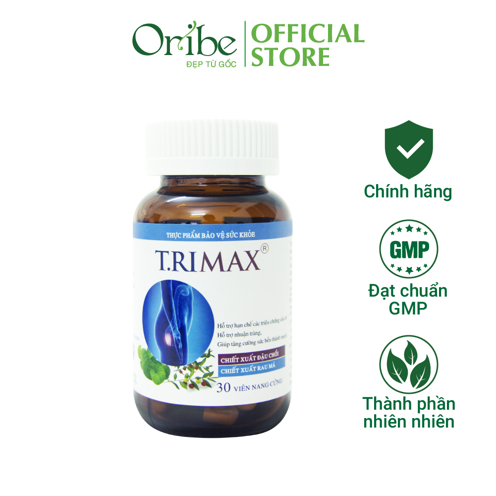 Combo Hỗ Trợ Ngăn Ngừa Các Triệu Chứng Của Trĩ Giúp Co Búi Trĩ Dân Khang Trimax 