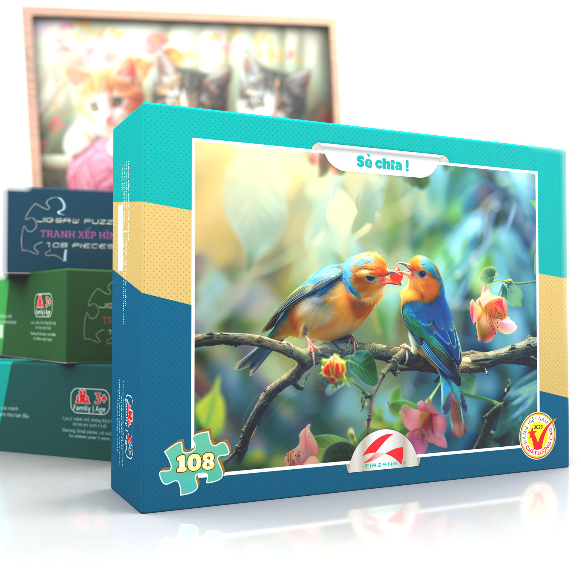 Tranh xếp hình Tia Sáng Sẽ chia!  ( 108 mảnh)