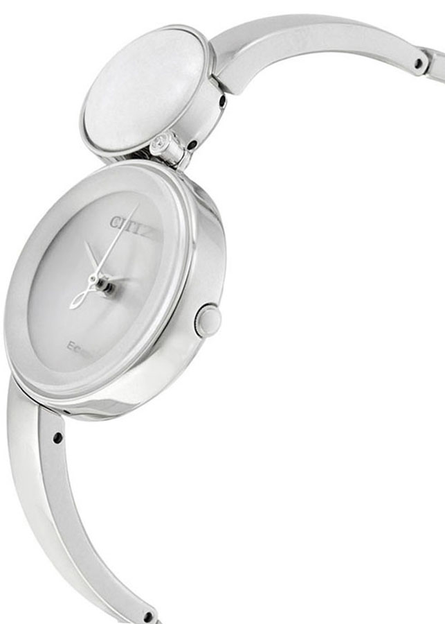 Đồng Hồ Nữ Citizen Đính Kim Cương Dây Thép Không Gỉ EW5490-59A - Mặt Trắng