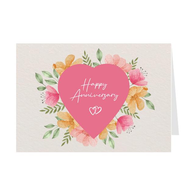 Thiệp ngày kỷ niệm, Happy anniversary - Thiệp Greenwood 10x15cm - AN01
