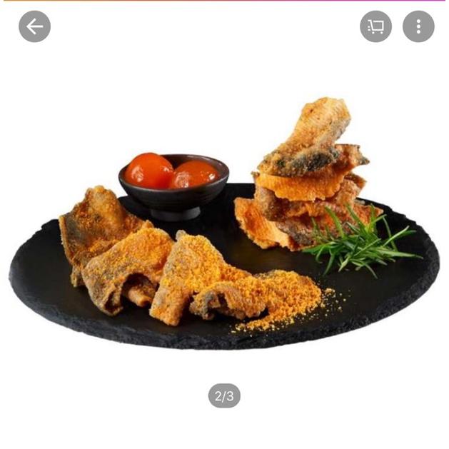 Da cá sấy giòn G Kitchen gói 25g vị trứng muối/ trứng muối cay