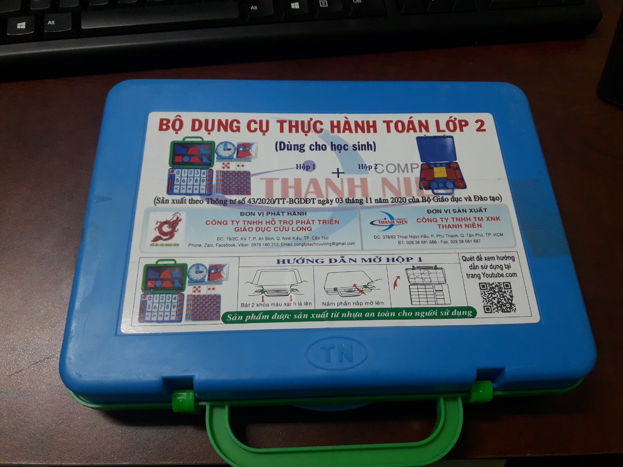 BỘ DỤNG CỤ THỰC HÀNH TOÁN LỚP 2