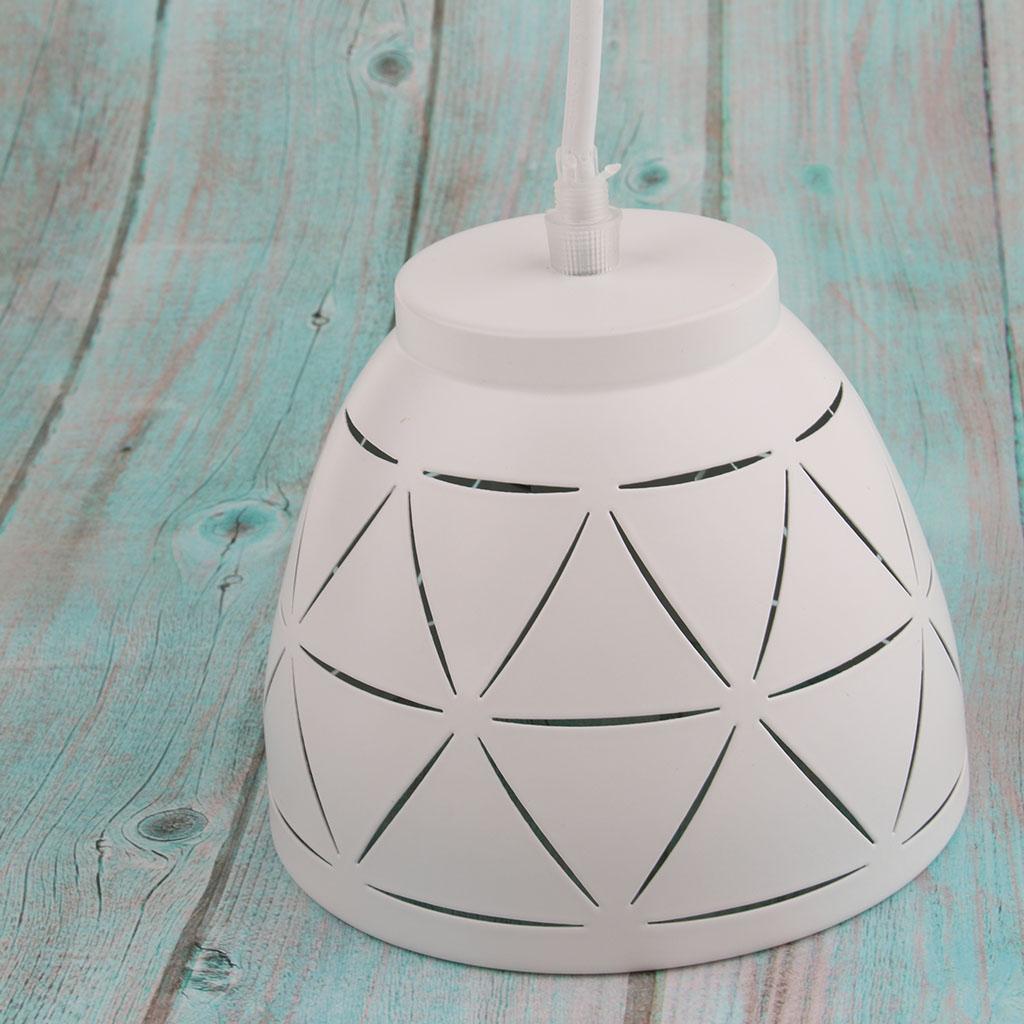 Iron wire hanging lampshade pendant lamp chandelier Shades triangle