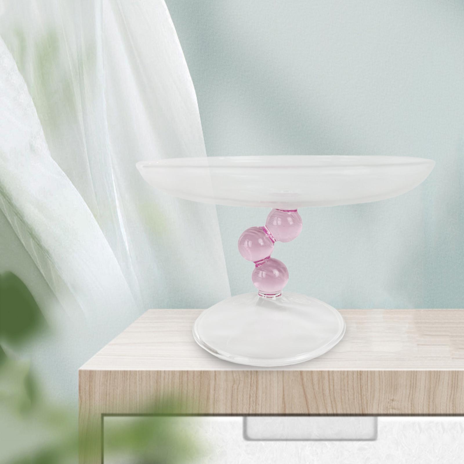 INS Style Glass Tray Jewelry Organizer Accessories for Room Gifts Desktop Decoration