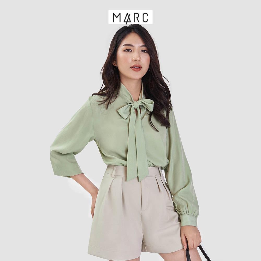 Áo nữ MARC FASHION kiểu tay dài cột nơ cơ bản