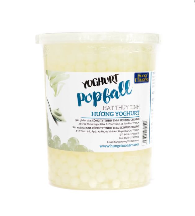 Hạt Thủy Tinh Yogurt - Hùng Chương - 1kg