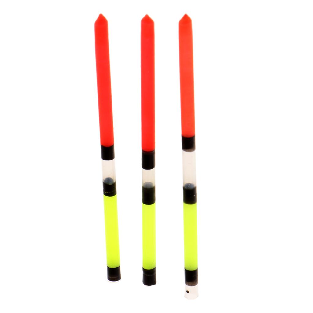 100x PVC Plastic Fishing Floats Floating Stick Tube Light Weight Tackel New