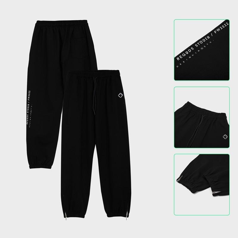 Quần dài Jogger REGODS ống rộng Unisex