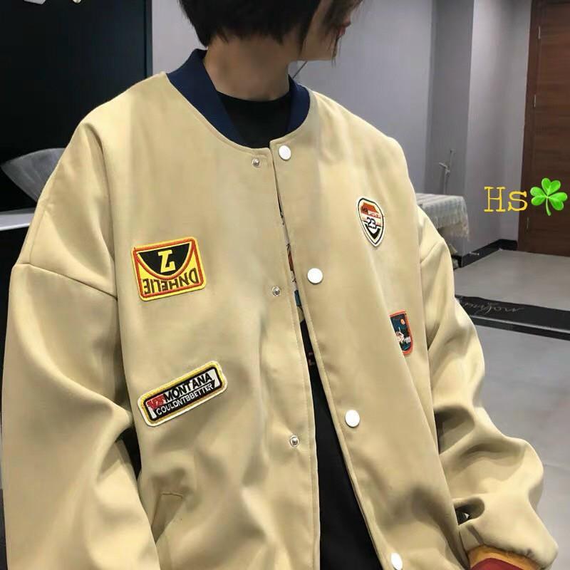 Áo Khoác Nỉ Nữ Nam Unisex STICKER 3 Màu [Tặng Quà