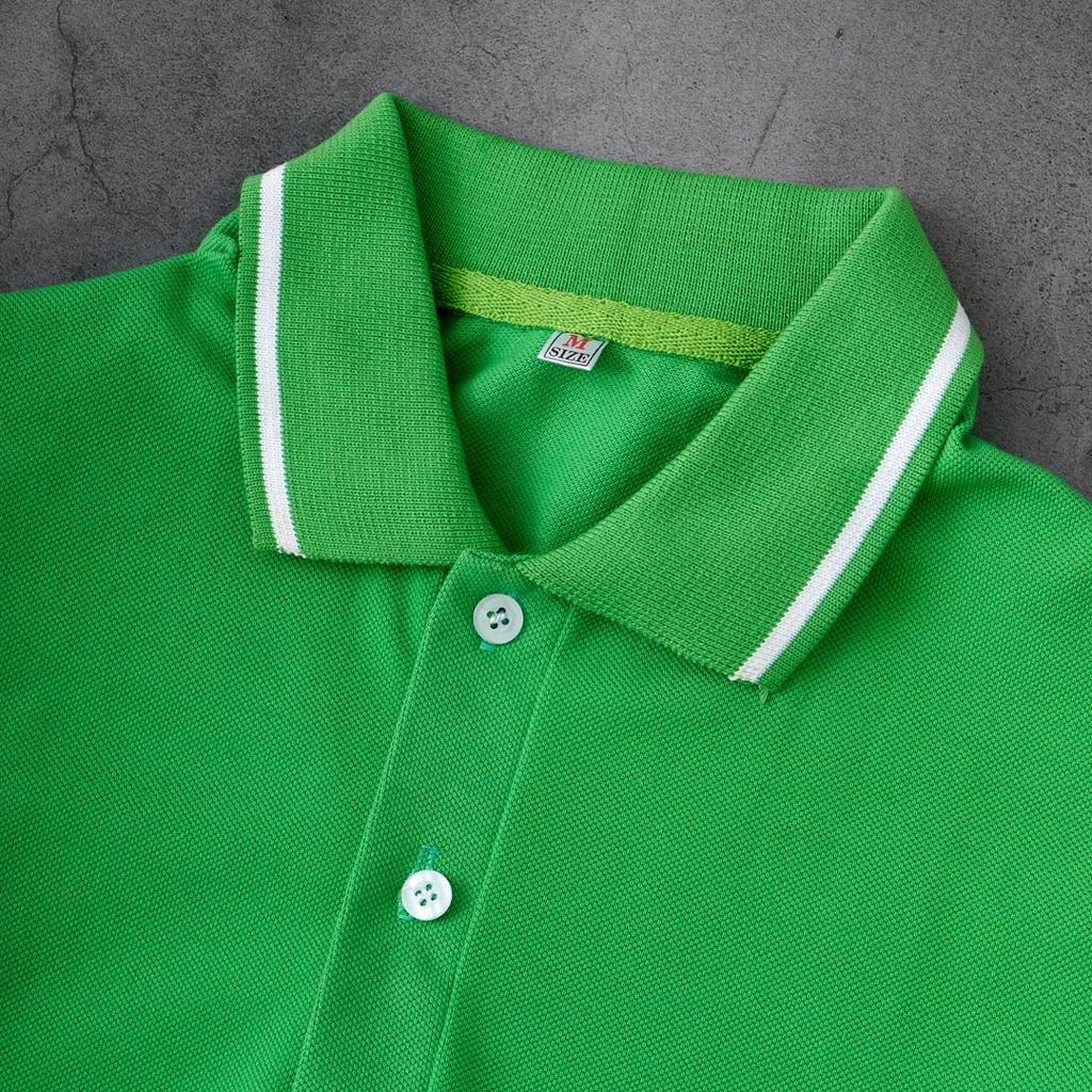 Áo thun Polo Nam cổ bẻ DONA12 thun basic cá sấu cộc tay vải cá sấu cotton đẹp phong cách trẻ trung chuẩn form màu xanh