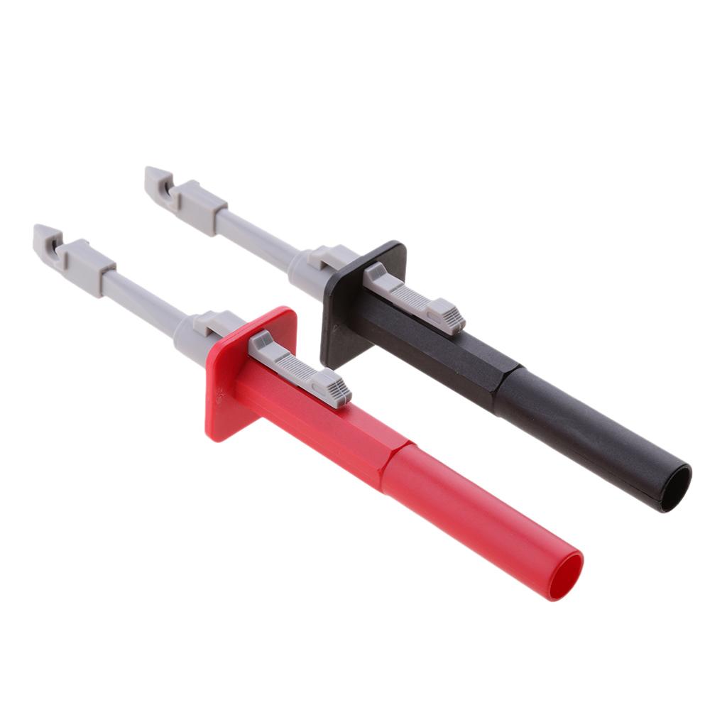 2 Pieces Piercing Test Clip Set Alligator Probes For Car Circuit Detection
