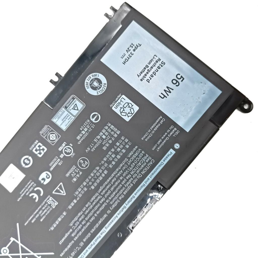 Pin Laptop Dùng Cho Dell Inspiron 15 7577 17 7000 7773 7778 7786 7779 33YDH Original 56wh