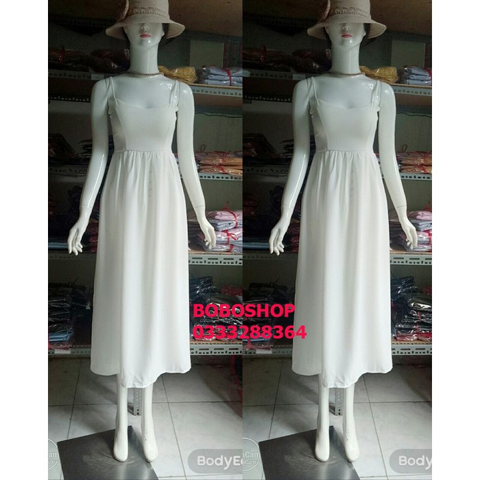 Đầm maxi đi biển sang chảnh kèm ảnh thật