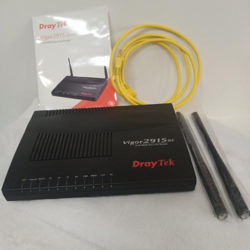 Thiết bị phát wifi cân bằng tải Draytek Vigor 2915AC AC1200 ( 2 port WAN Gigabit, 4 port LAN Gigabit ) - Hàng Chính Hãng