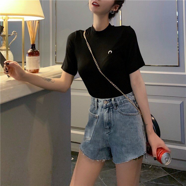 QUẦN SHORT JEAN 1 TÚI, KHÔNG LAI,CHÂN DÀI, THON VỚI EM NÀY, SIÊU HÁCH DÁNG NHOA