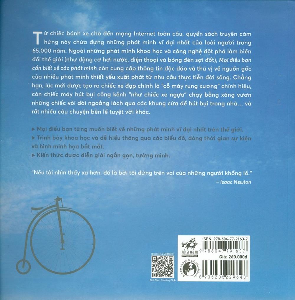 Sách Mọi Điều Bạn Cần Biết Về Các Phát Minh