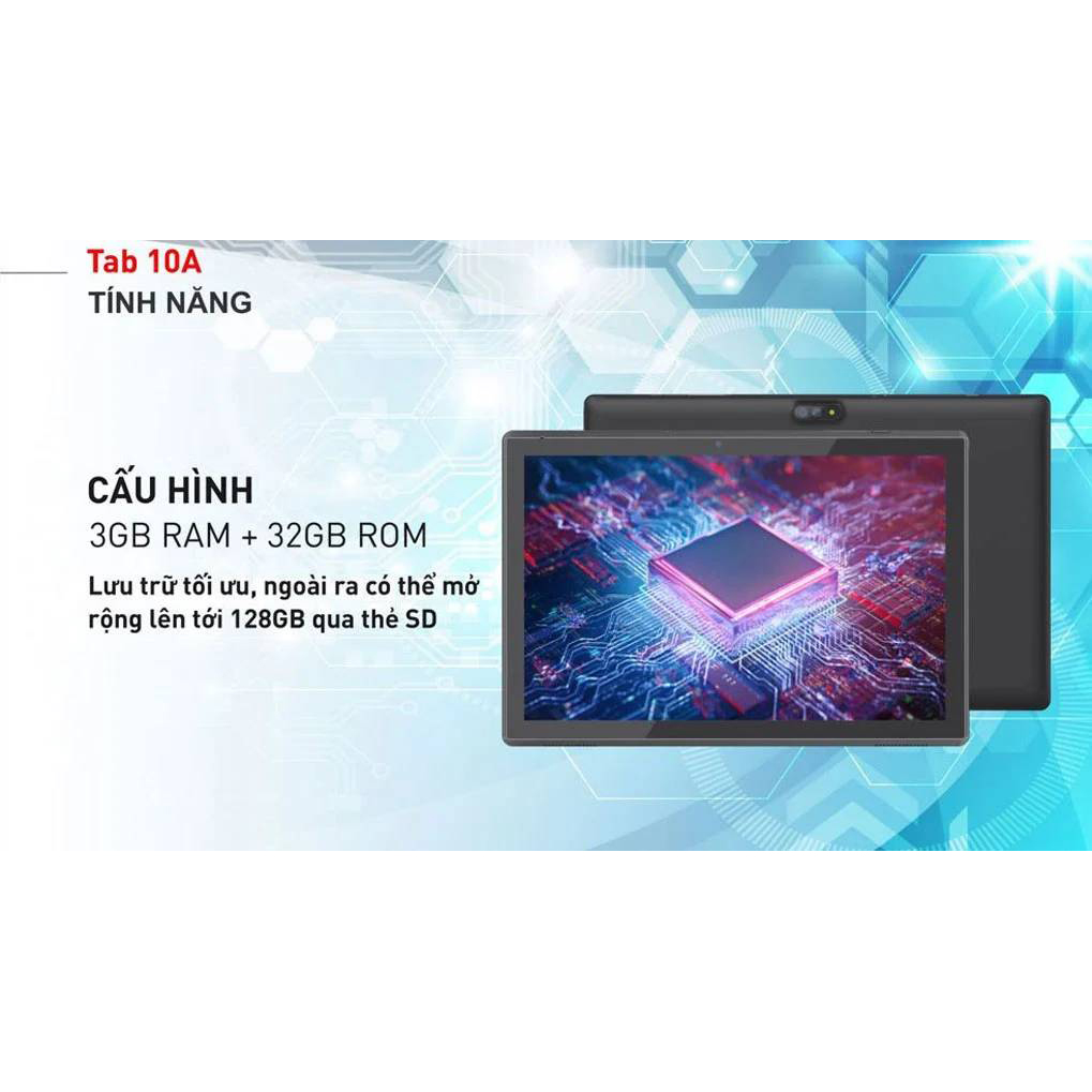 Máy tính bảng Masstel Tab 10A ( 3GB - 32GB) - Hàng Chính Hãng
