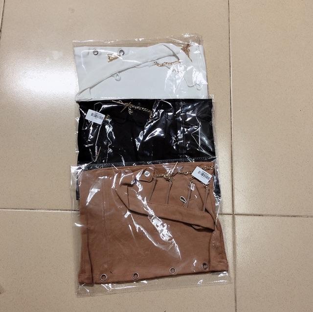 áo ống tặng chocker kèm dây xích