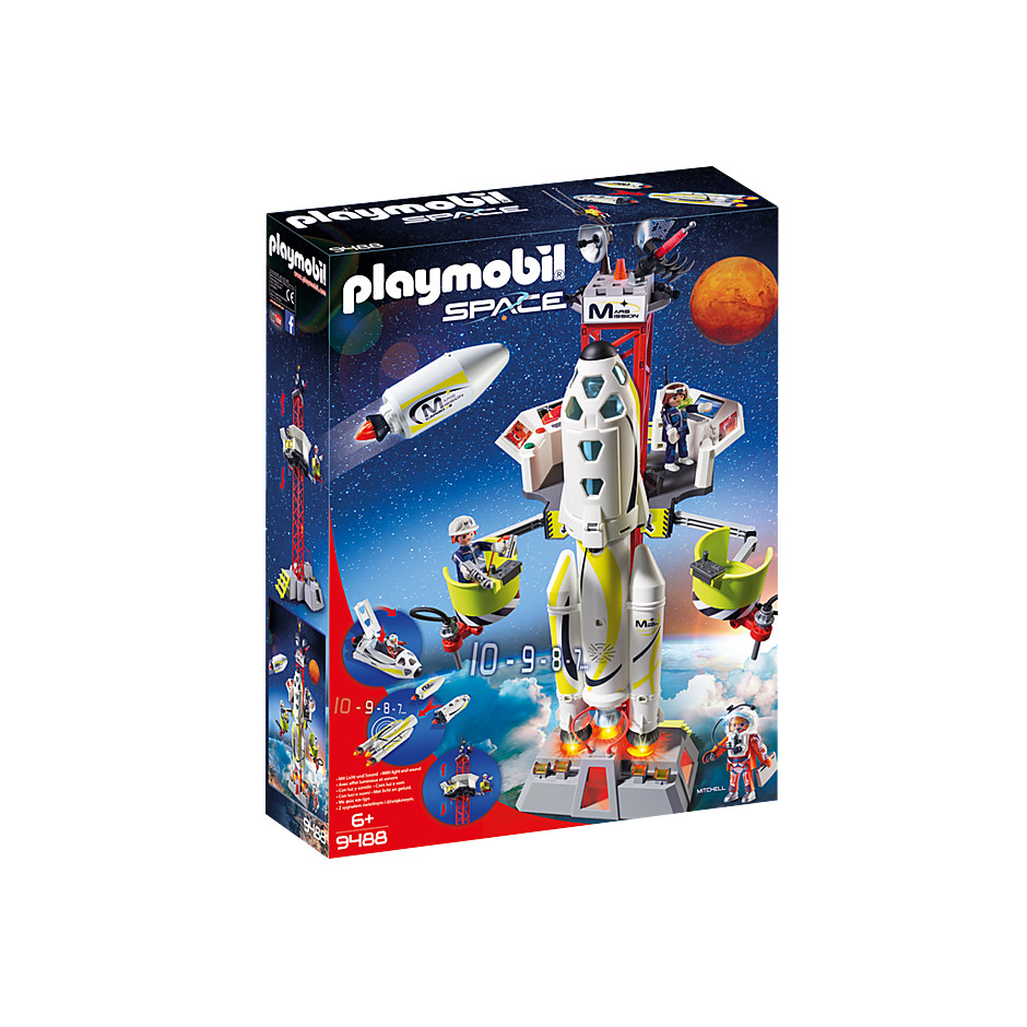 Đồ chơi mô hình TÊN LỬA MISSION VÀ BỆ PHÓNG Playmobil