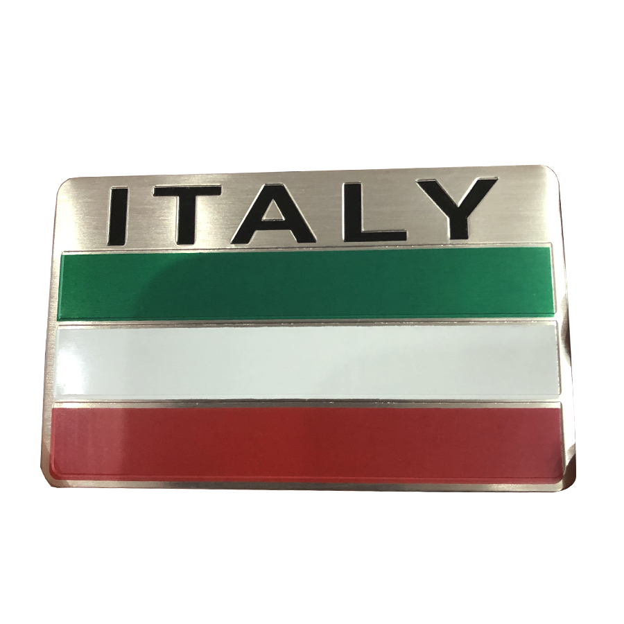 Tem Cờ Italia Dán Trang Trí Ô Tô, Xe Máy (8 x 5 cm)