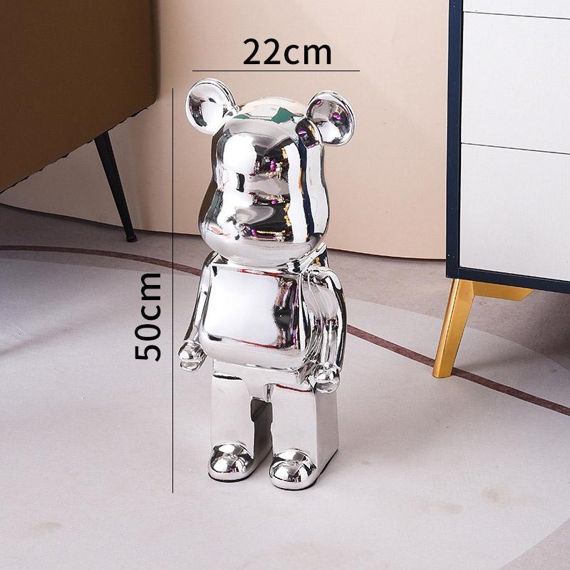 Tượng Gấu – Bearbrick05, tượng trang trí, thú trưng bày, quà tặng decor