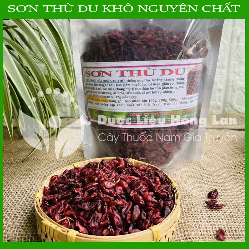 100g Sơn thù du vị thuốc bắc khô sạch