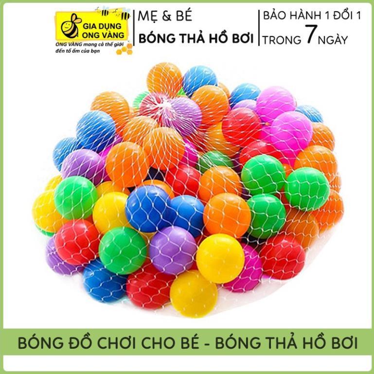 Set Bóng Nhựa Đồ Chơi Cho Bé, Bóng Nhựa Nhà Bóng, Hồ Bơi - An Toàn Cho Bé