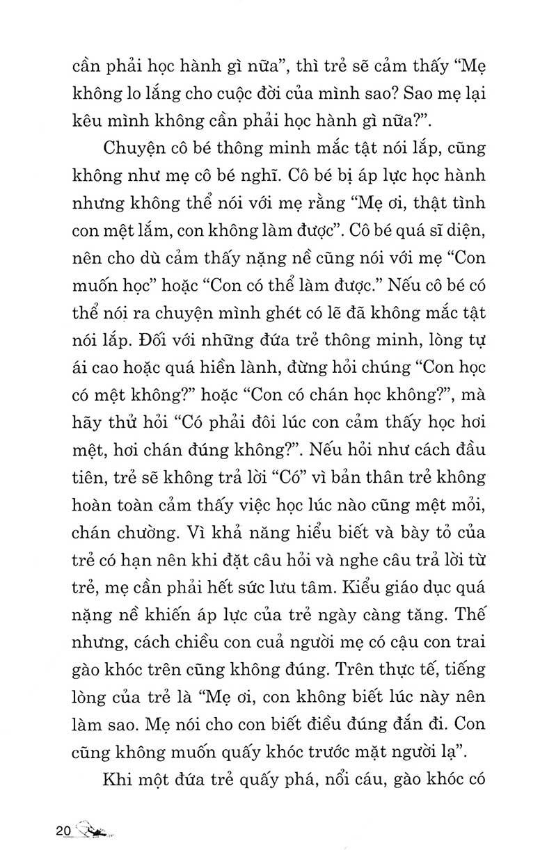 Áp Lực Của Trẻ