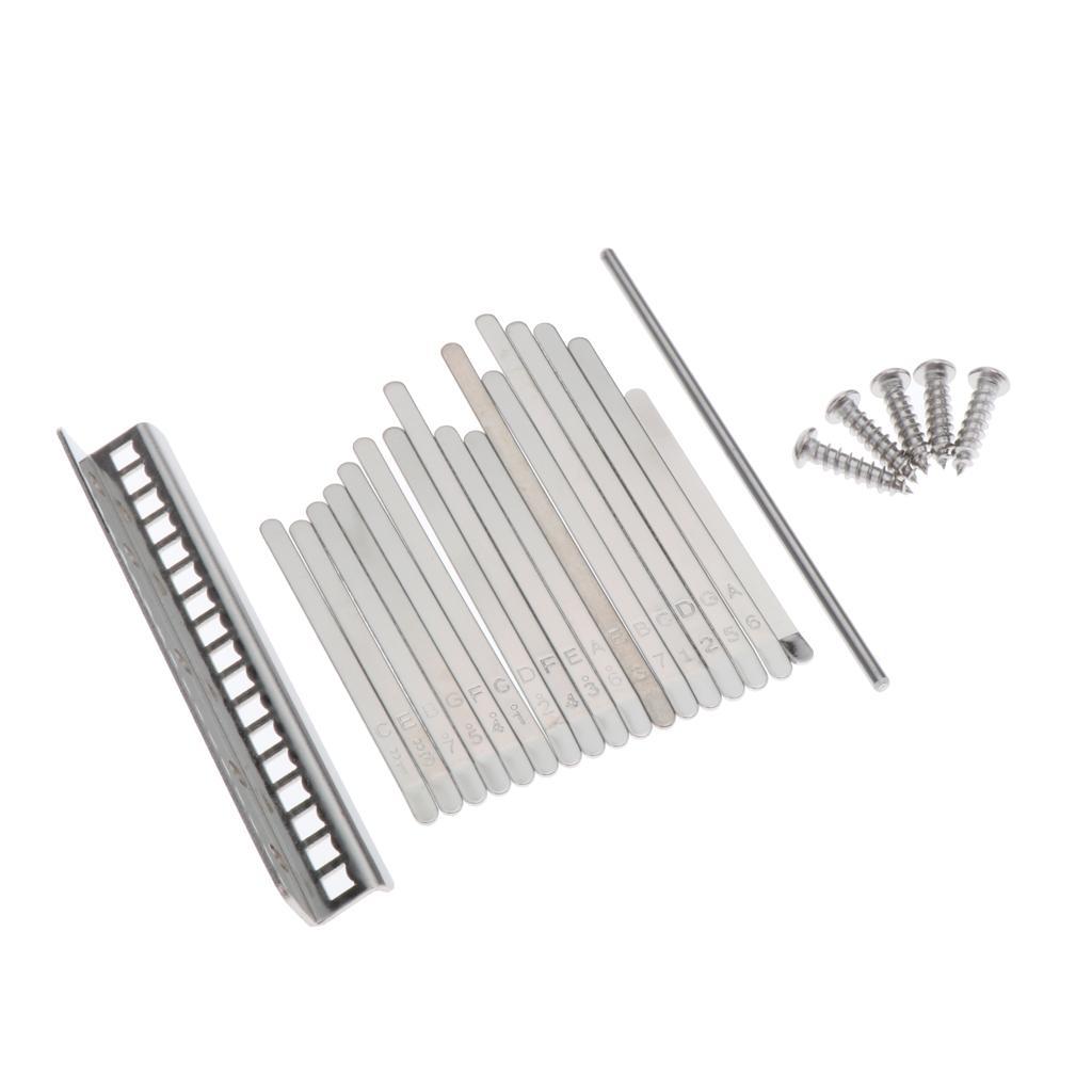 Kalimba 17 Key DIY Thumb Piano Keys Replacement Parts