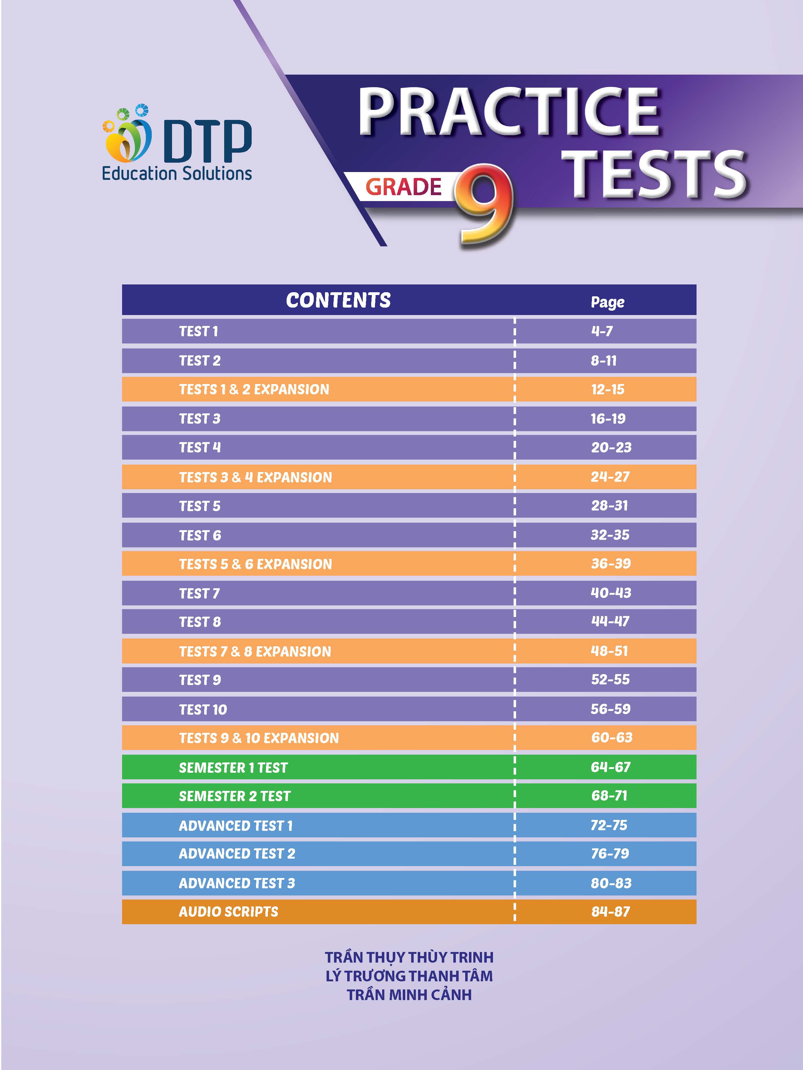 Practice Test Grade 9