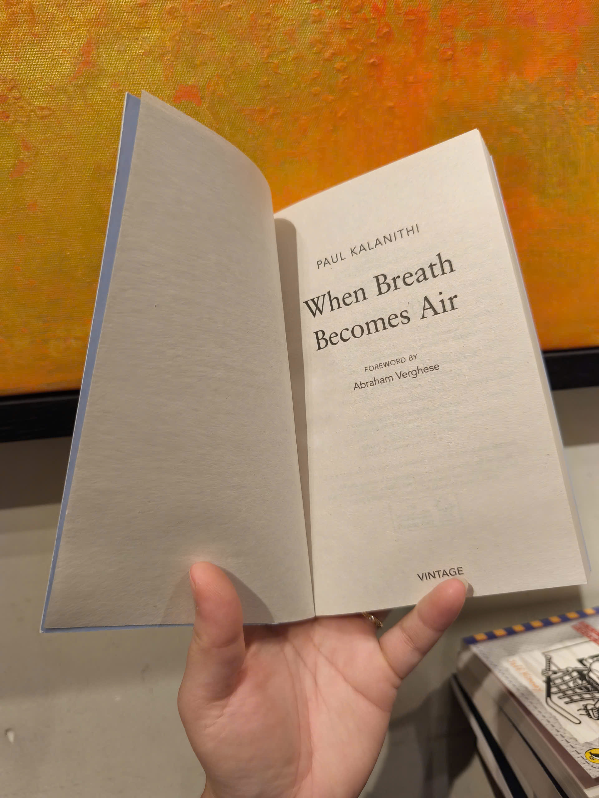 Sách - When Breath Becomes Air: The powerful and moving memoir of a doctor by Paul Kalanithi