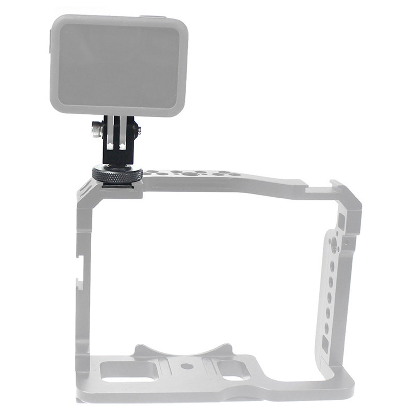Quick Release Cold Shoe Mount Adapter for 6 5 Camera Black
