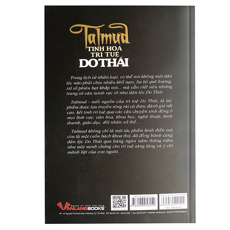 TalMud - Tinh Hoa Trí Tuệ Do Thái (Tái Bản)