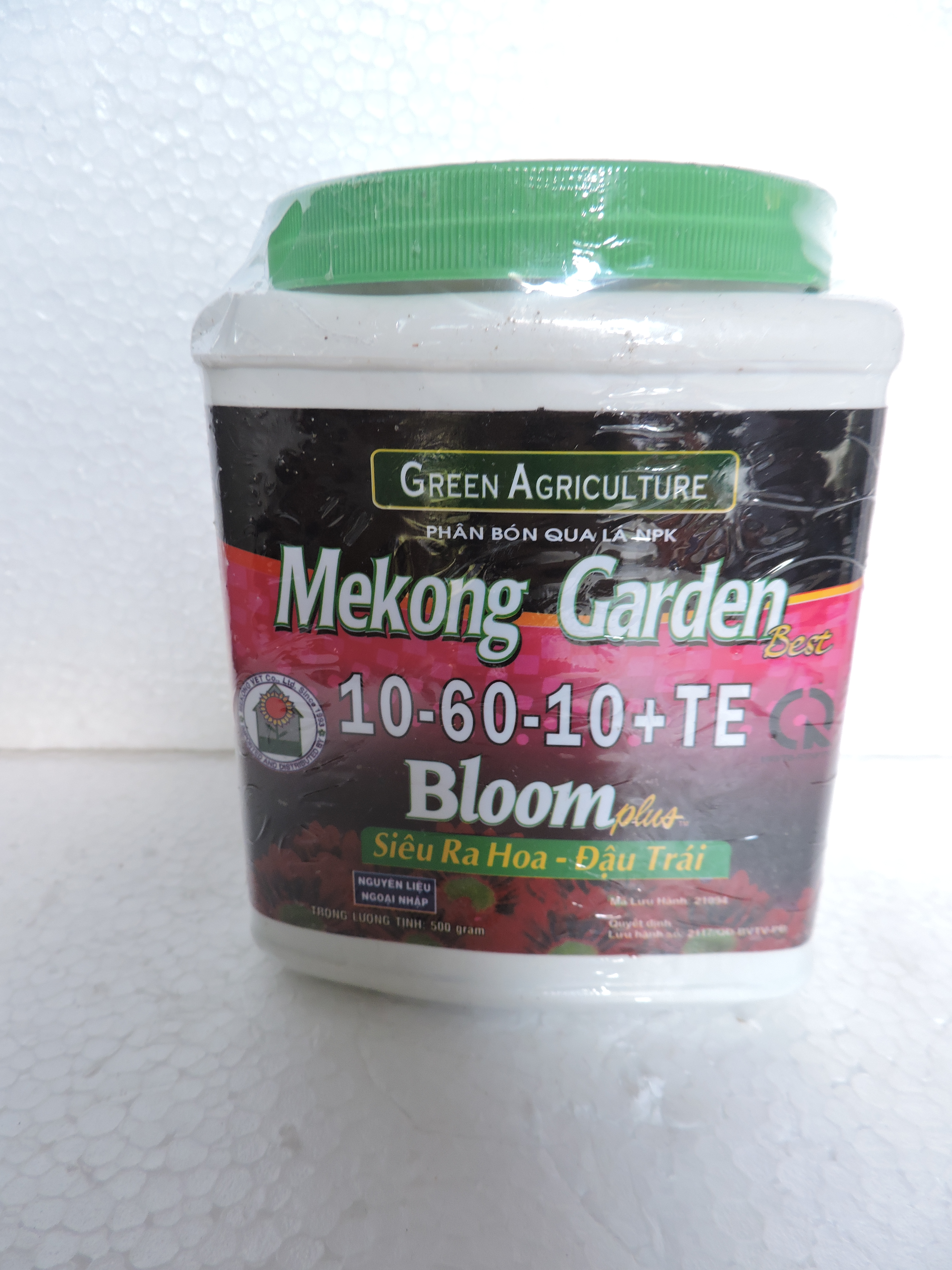 Phân Bón Lá NPK Mekong Garden 10 - 60 - 10 TE Bloom Plus Siêu Ra Hoa, Đậu Trái (500gr)