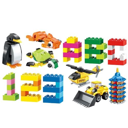 Bộ Đồ Chơi Trí Tuệ Xếp Hình 460 Chi Tiết Cho Bé Tập Lắp Ráp Sáng Tạo