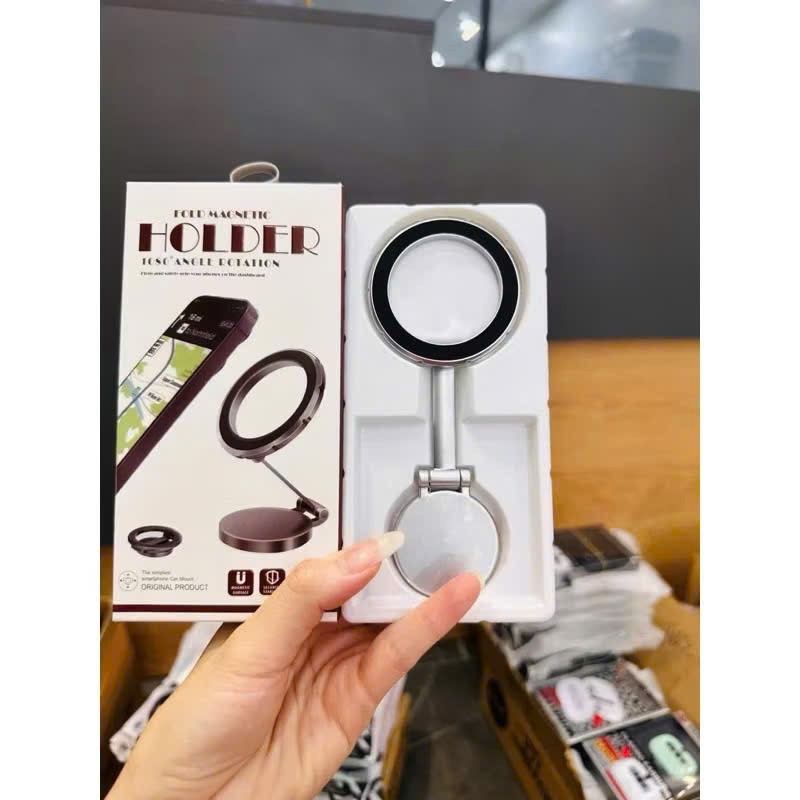 Giá Đỡ Điện Thoại Ô Tô 360 Hít Nam Châm, Hỗ Trợ Tất Cả Điện Thoại Di Động - HÀNG CHÍNH HÃNG MINIIN