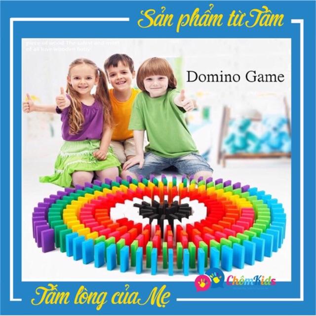 Đồ chơi domino màu 120 chi tiết cho bé