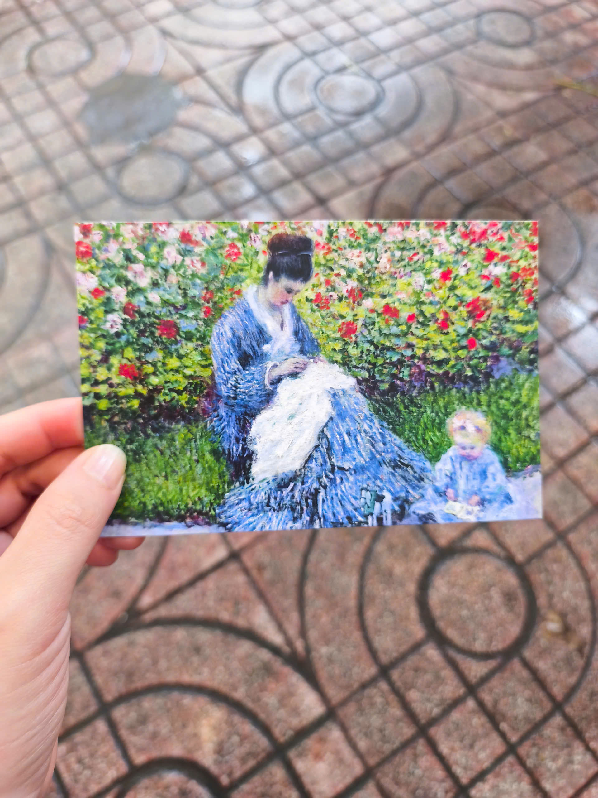 BỘ 100 POSTCARD TRANH MONET, GIẤY MỸ THUẬT 300G CAO CẤP – Nho Xanh